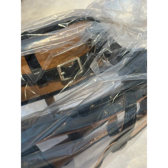 Madewell Debbie Sling Back Pumps 7.5 Heels Black NWT NO289 Leather Prep Academia - Picture 5 of 6